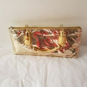 Gold Metallic purse